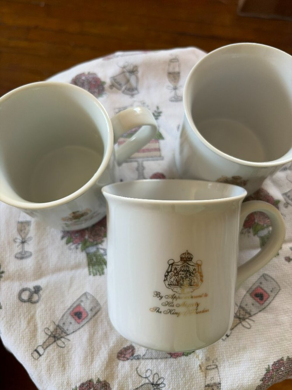 Set of 3 Vintage Gevalia Mugs